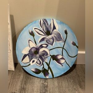 Painting: Purple Magnolia Blooms